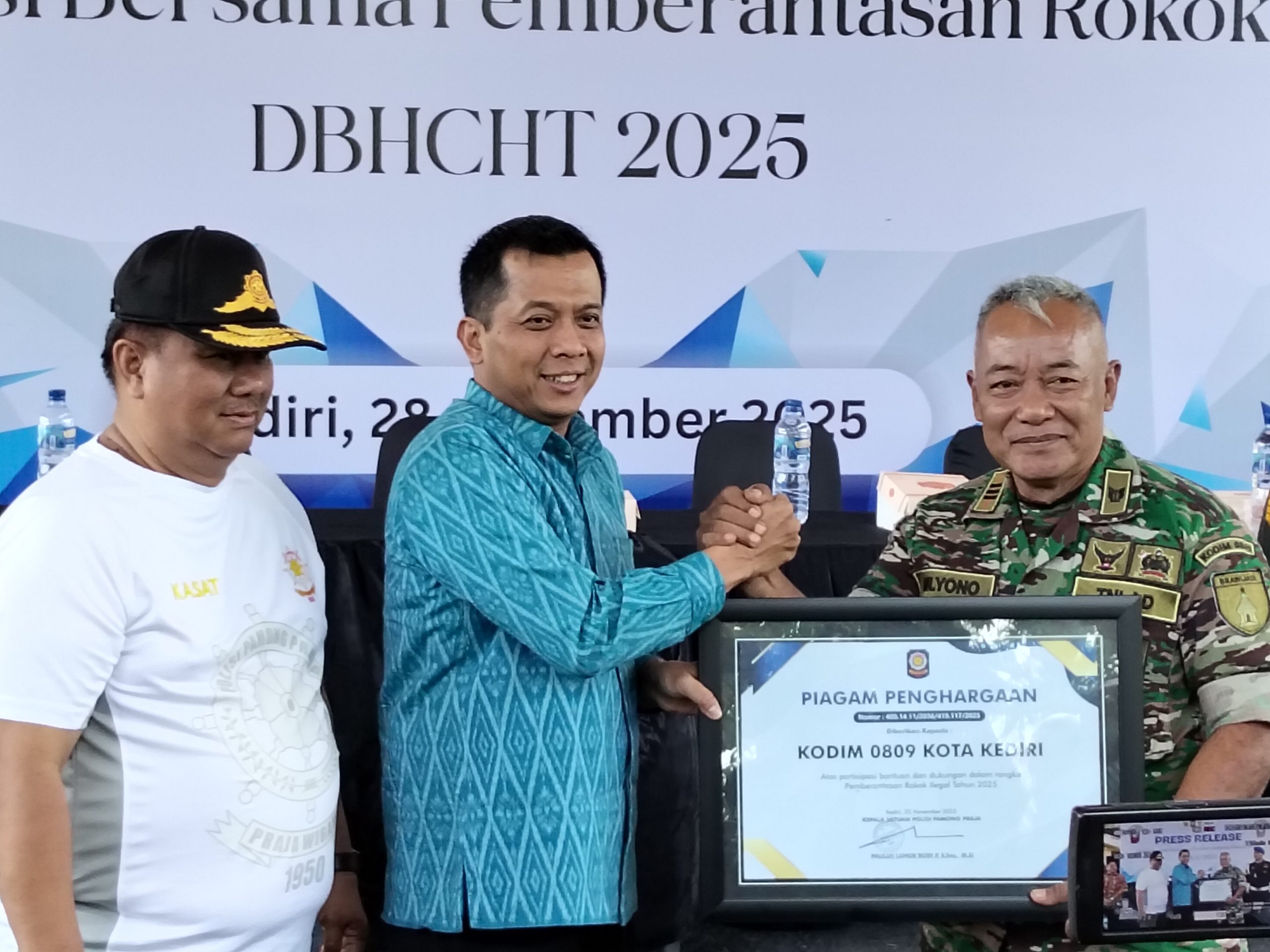 Pemkot dan Bea Cukai Kediri Sita 4.322 Batang Rokok Ilegal dari 20 Operasi Sepanjang 2025
