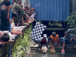 Manfaatkan Dana Kelurahan, Pakunden Gelar Lomba Balap Perahu Mini, Dorong Kreativitas Warga