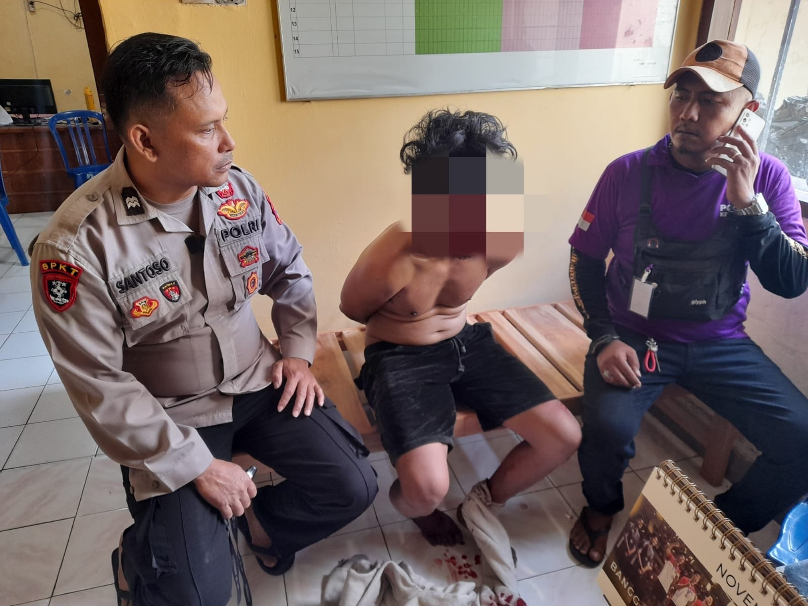 Pencuri Motor di Pesantren Kediri Ditangkap Warga, Belum Sempat Kabur