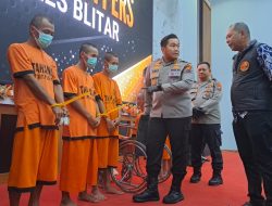 Dua Pekan Operasi Sikat, Polres Blitar Amankan 12 Pelaku Kejahatan