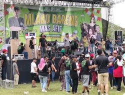 Ribuan Warga Ngadirejo Meriahkan “Mlaku Bareng Mas Afif” Anggota DPRD Kota Kediri