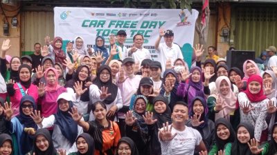 Dinkes Kota Kediri Gencarkan Sosialisasi TOSS TB di CFD Jalan Dhoho, Ajak Warga Cegah TBC Sejak Dini
