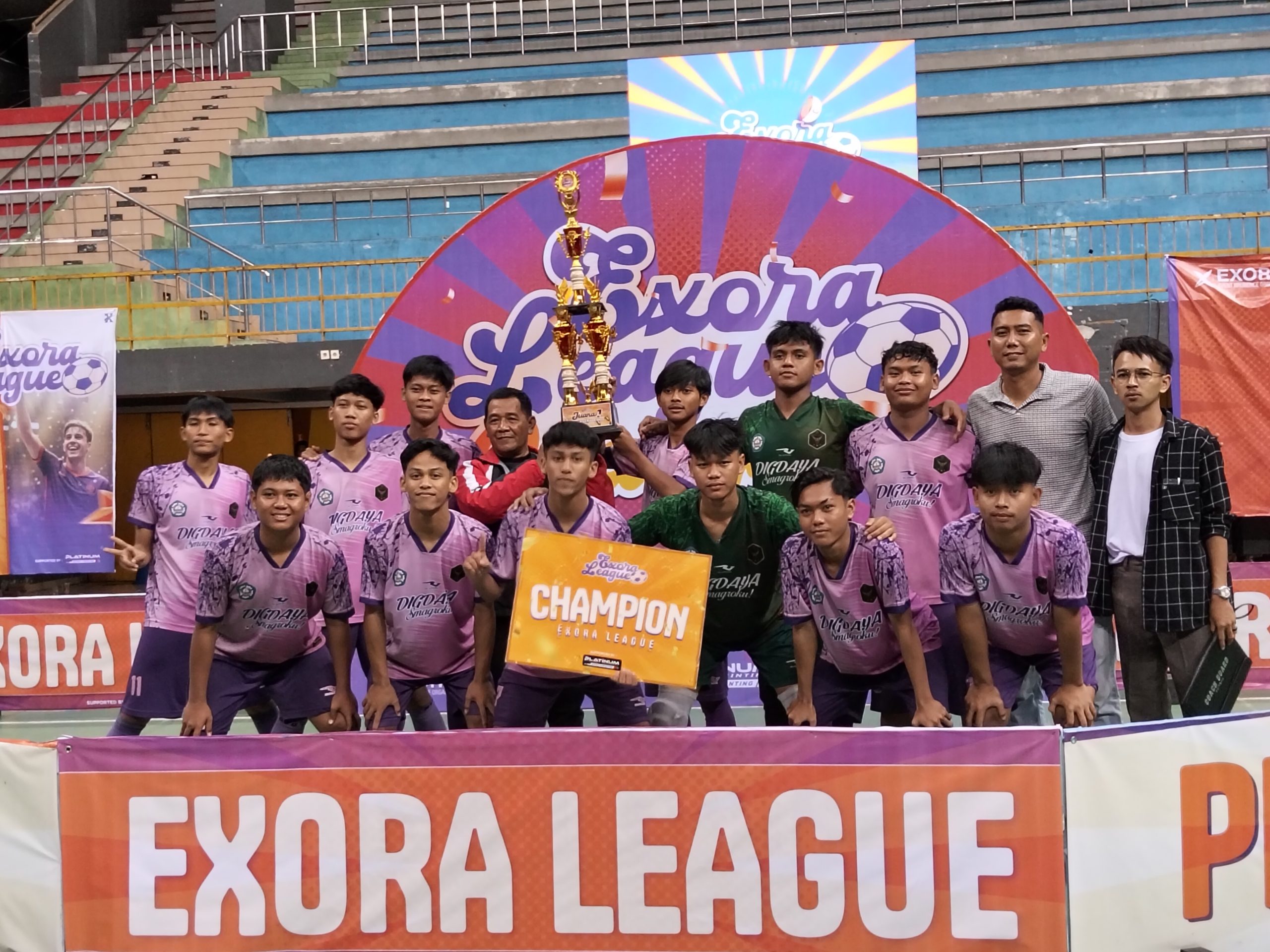 SMA 1 Grogol Sabet Juara Umum EXORA League 2025, Pelatih Puji Semangat Juang Tim