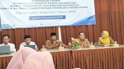 Dorong ASN Melek Digital, Kecamatan Mojoroto Gelar Bimtek Pembuatan Website Kelurahan