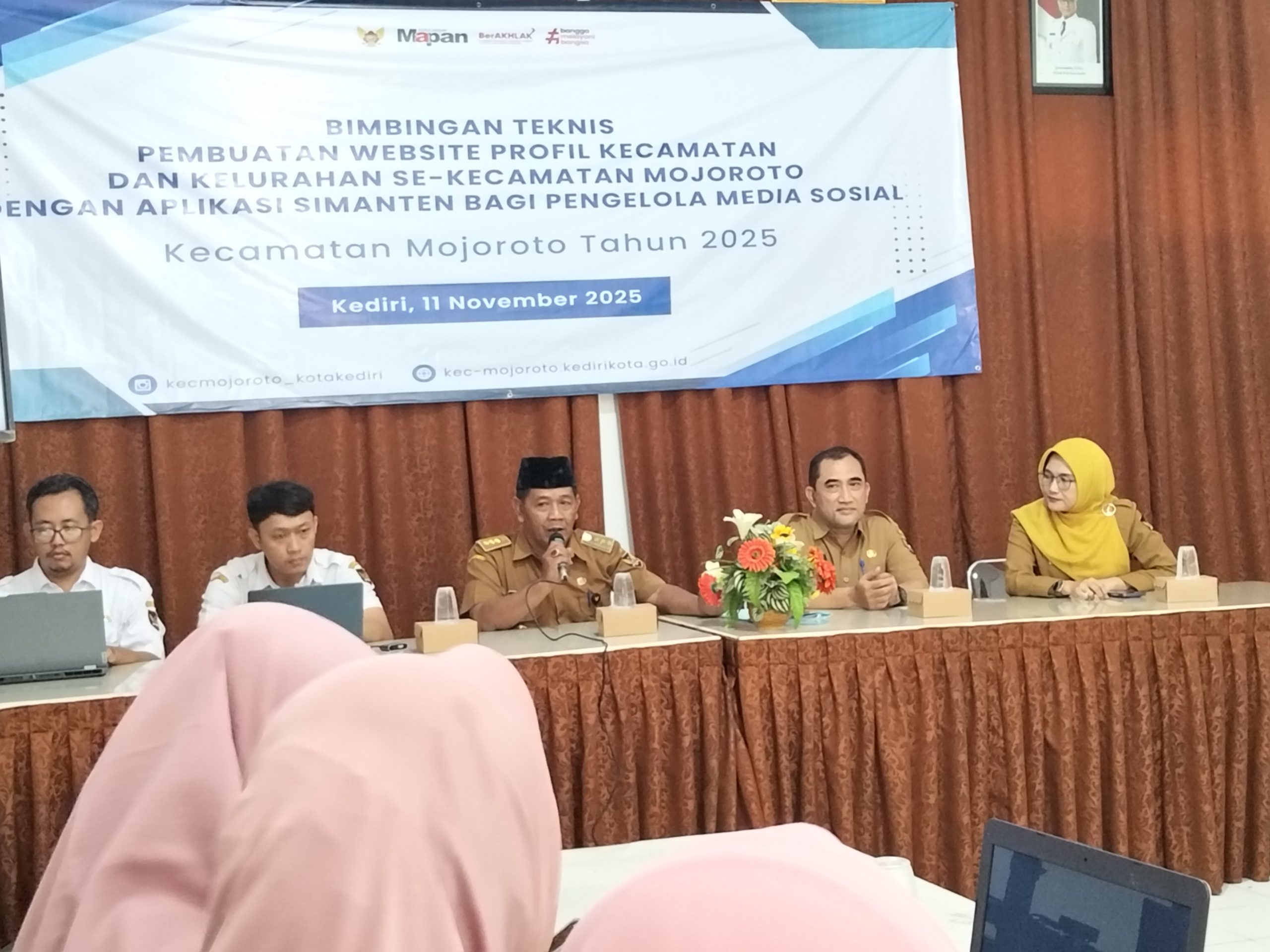 Dorong ASN Melek Digital, Kecamatan Mojoroto Gelar Bimtek Pembuatan Website Kelurahan
