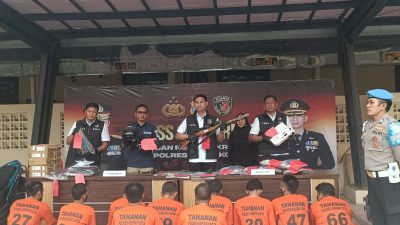 Polres Kediri Kota Ungkap 8 Kasus Kriminal Selama Operasi Sikat Semeru 2025