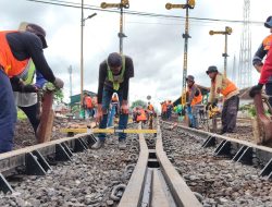 Wesel Stasiun Blitar Diganti, KAI Daop 7 Maksimalkan Keamanan Operasional