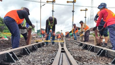 Wesel Stasiun Blitar Diganti, KAI Daop 7 Maksimalkan Keamanan Operasional