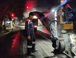 Perbaikan Jalan Suprapto–Sutoyo Dimulai, Pengerjaan Dilakukan pada Malam Hari