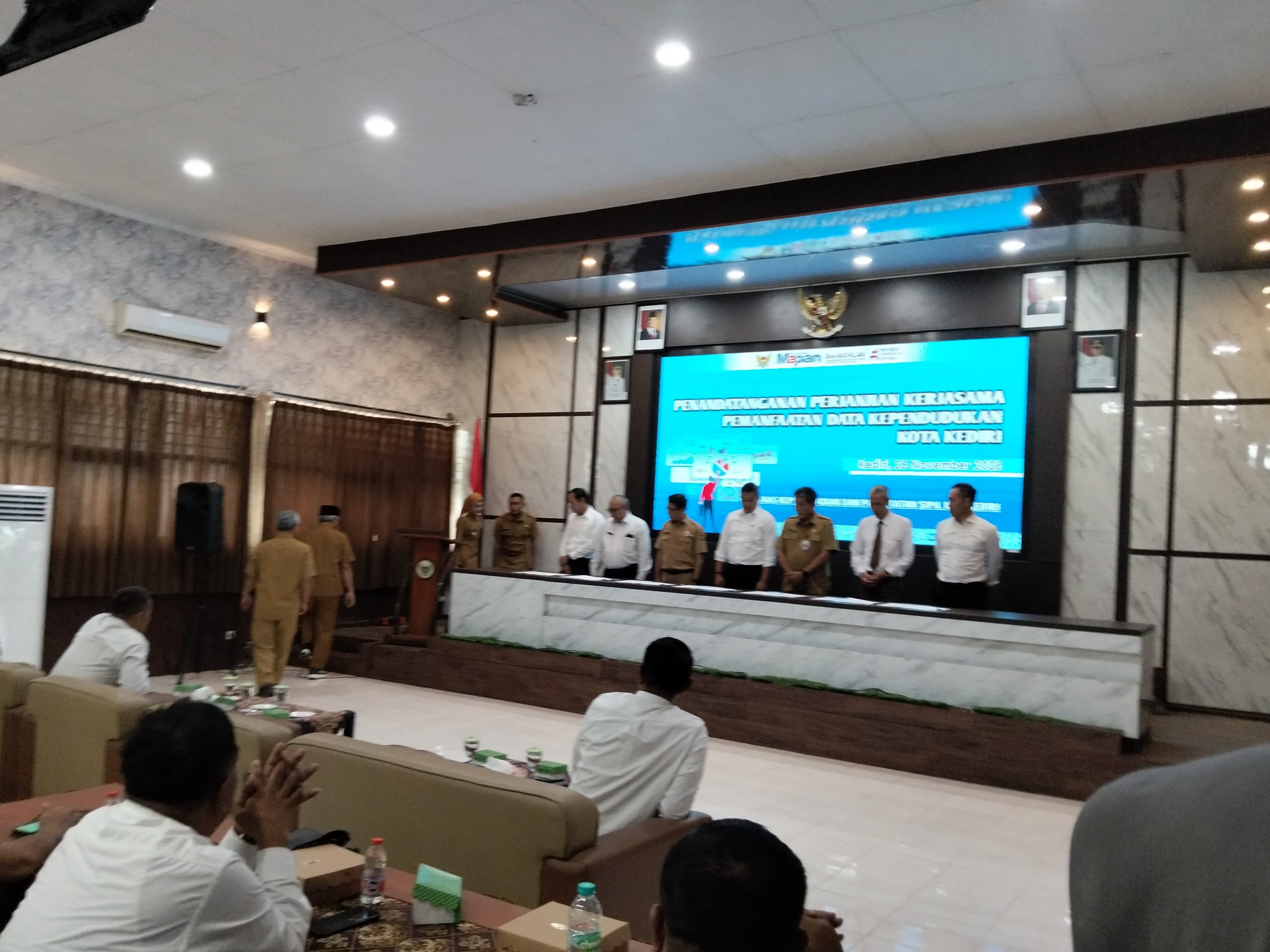 Dispendukcapil Kota Kediri Perkuat Validasi Data, 27 OPD Resmi Sepakati PKS Pemanfaatan Data Kependudukan