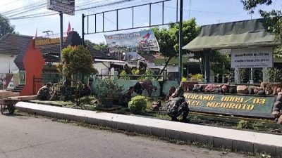 Prajurit Koramil 0809-03 Mojoroto Bersih-bersih Lingkungan, Cegah DBD