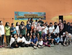Lurah Baru Kelurahan Setonopande, Kota Kediri Turun Menyapa Warga Lewat Senam Sehat Bersama, Ini Infonya