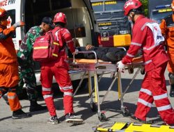 Simulasi Gempa dan Kebakaran di Nganjuk, Tim Gabungan Uji Kecepatan Tanggap Darurat