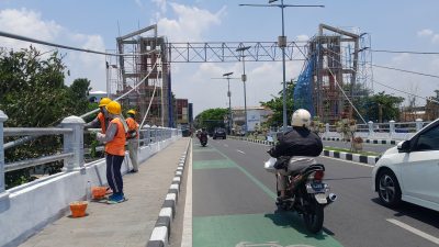 Perbaikan Pilar Jembatan Brawijaya Baru Capai 6 Persen Setelah 1,5 Bulan Pengerjaan