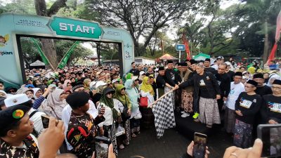 Gus Ab Ajak Warga Kediri Meriahkan HSN 2025 Lewat Senam Fatayat dan Touring Religi