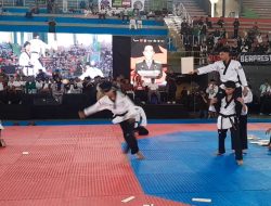 Kejurnas Taekwondo Grade-B Jatim Open 2025 di GOR Jayabaya Didominasi Atlet Santri