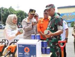 Polres Kediri Gelar Apel Tanggap Darurat, Tegaskan Sinergi Lintas Instansi Hadapi Musim Hujan