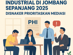 Sepanjang 2025, Jombang Tangani 14 Sengketa Industrial, Mediasi Jadi Jalur Utama Disnaker