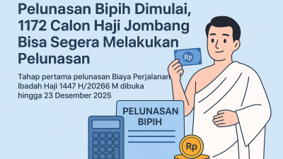 Masa Pelunasan Bipih Dimulai, 1.172 Calon Haji Jombang Bersiap Selesaikan Pembayaran