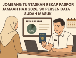 Rekap Paspor Haji 2026 di Jombang Capai 90 Persen, Kemenag Intensifkan Persiapan