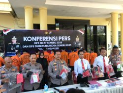 Polres Nganjuk Ungkap 38 Kasus Kriminal, Melebihi Target Operasi,  Pelaku Curanmor dan Narkoba Dibekuk