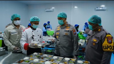 SPPG Polres Kediri Jadi Percontohan Nasional, Sajikan Makanan Bergizi untuk Ribuan Pelajar
