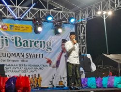 Desa Janti Perkuat Kebersamaan Lewat Ngaji Bareng KH. Luqman Syafi’i