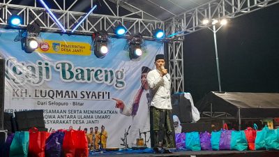 Desa Janti Perkuat Kebersamaan Lewat Ngaji Bareng KH. Luqman Syafi’i