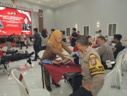 Peringati Hari Pahlawan, Polres Blitar Gelar Donor Darah Sebagai Wujud Pengabdian