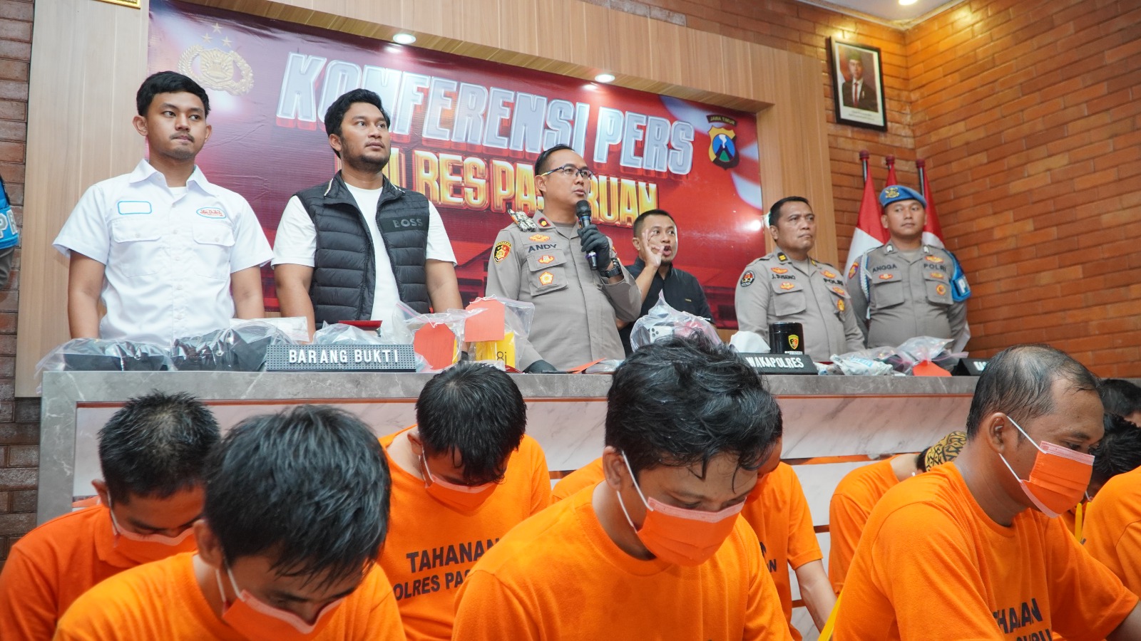 Polres Pasuruan Ungkap 104 Kasus Kriminal dalam Operasi Sikat Semeru 2025