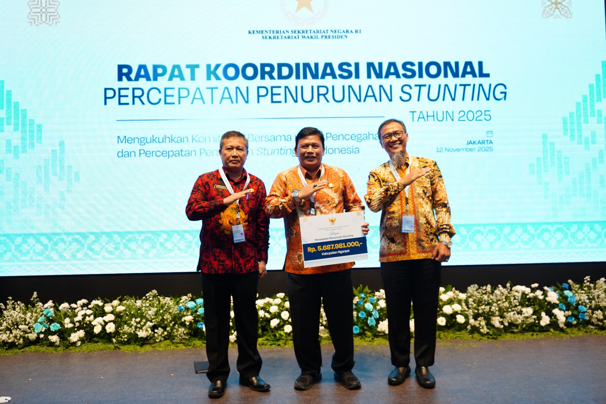 Pemkab Nganjuk Raih Insentif Rp5,6 Miliar Berkat Keberhasilan Menekan Angka Stunting