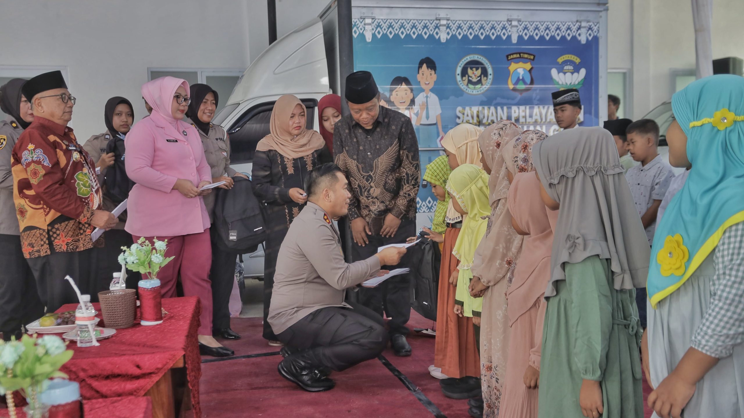 Kapolres Blitar Resmikan SPPG Polres Blitar di Desa Jimbe, Kademangan