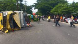 Mobil Boks Tabrak Pemotor, Dua Orang Tewas di Jalan Plemahan–Pagu