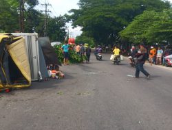 Mobil Boks Tabrak Pemotor, Dua Orang Tewas di Jalan Plemahan–Pagu