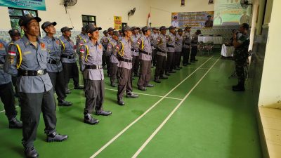 40 Anggota Linmas Desa Jemekan Ikuti Pelatihan LBB dari Satpol PP Kabupaten Kediri