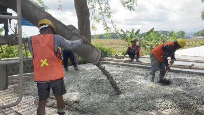 Ruas Jalan Godean–Loceret Nganjuk Mulai Diperhalus, Rigid Beton Jadi Andalan untuk Ketahanan Jangka Panjang