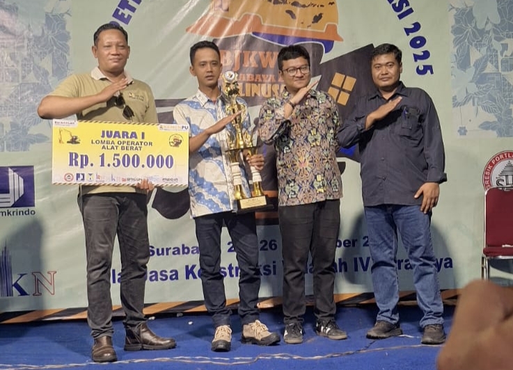 Operator Binaan PUPR Nganjuk Raih Juara Regional, Wakili BJKW IV ke Tingkat Nasional