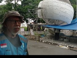 Filosofi Bumi Panjalu Diabadikan dalam Instalasi Bola Dunia di Taman Pedestrian SLG