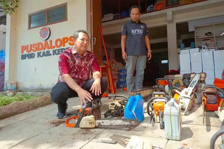 BPBD Kediri Siagakan Sarpras Lengkap Hadapi Cuaca Ekstrem dan Musim Hujan