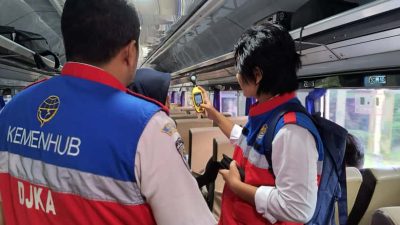 Sambut Angkutan Nataru, KAI dan DJKA Intensif Lakukan Ramp Check di Stasiun hingga Gerbong