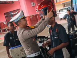 Patroli Hunting di Wlingi, Satlantas Amankan 37 Pelajar dan Musnahkan Puluhan Knalpot Brong