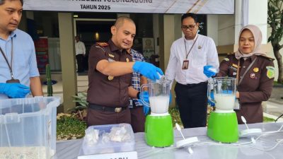 Cegah Penyalahgunaan, Kejari Tulungagung Musnahkan Puluhan Ribu Barang Bukti Narkoba