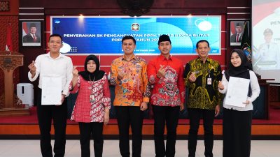 Sempat Tertunda, 83 PPPK Kota Blitar Akhirnya Terima SK Pengangkatan
