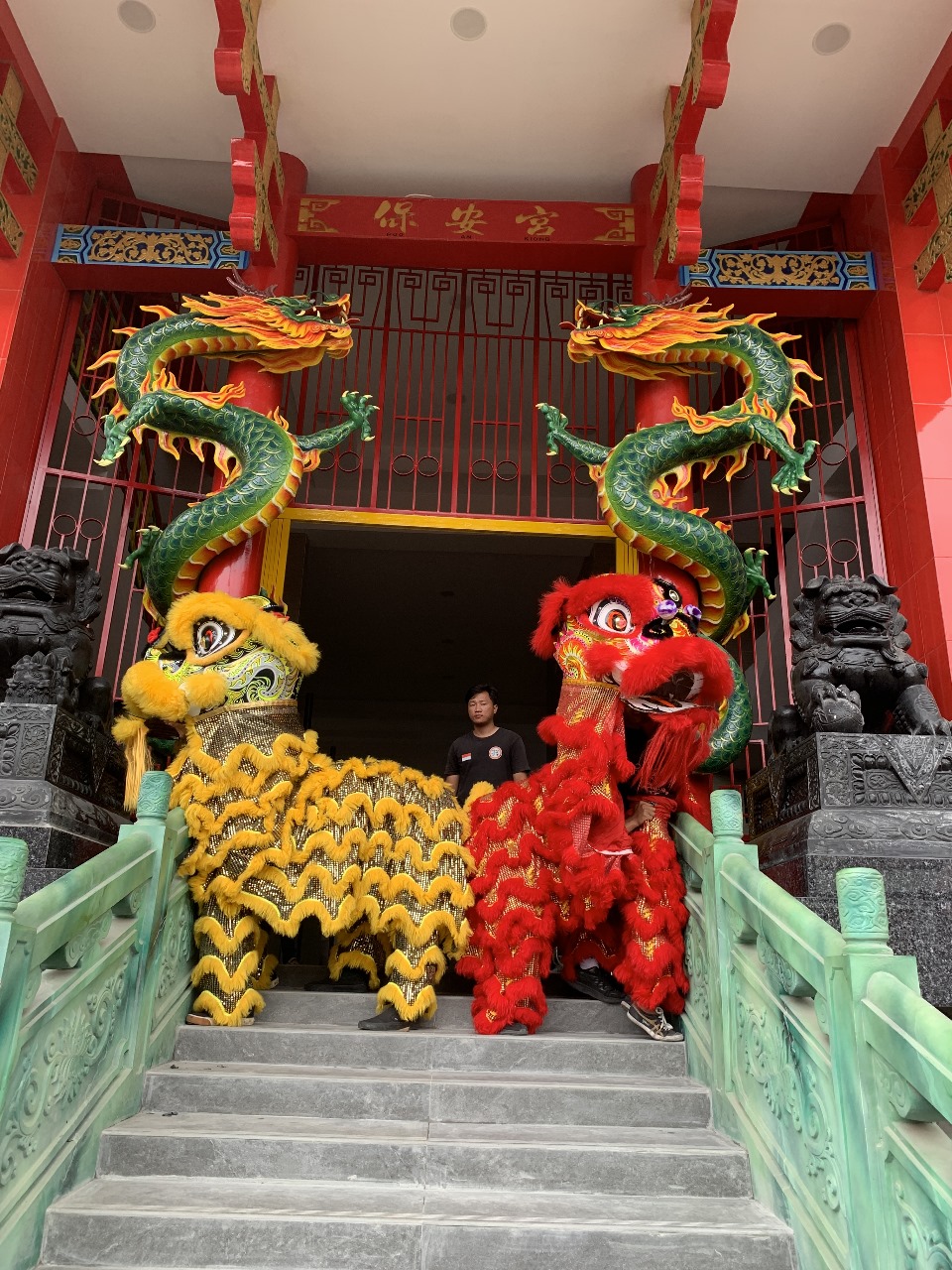 Barongsai dan Doa Syahdu Warnai Peresmian Kelenteng Poo An Kiong yang Baru