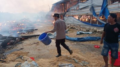 Kandang Ayam di Brondong Dilalap Api, Ribuan DOC Mati Terpanggang—Kerugian Ditaksir Tembus Rp 2 Miliar