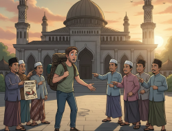Turis Asal Inggris Jadi Korban Curanmor di Lamongan, Motor Raib Saat Beristirahat di Masjid