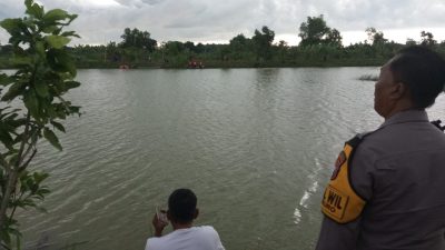 Pencarian Santri yang Tenggelam di Waduk Penguripan Lamongan Ditunda karena Cuaca Buruk