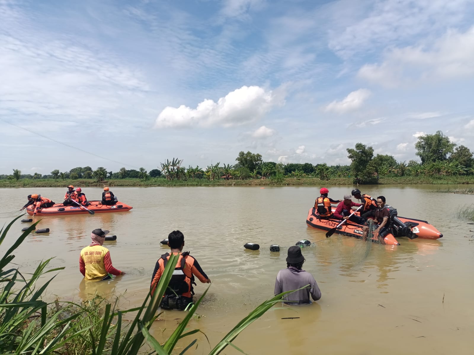 Tim SAR Gabungan Temukan Santri Surabaya yang Tenggelam di Waduk Penguripan Lamongan