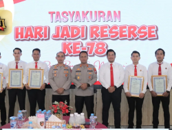 Tasyakuran Hari Jadi Reserse ke-78, Satreskrim Polres Lamongan Apresiasi Anggota Berprestasi