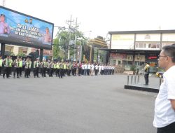Polres Lamongan Siagakan Pengamanan 24 Jam, Pastikan Perayaan Natal Berjalan Aman